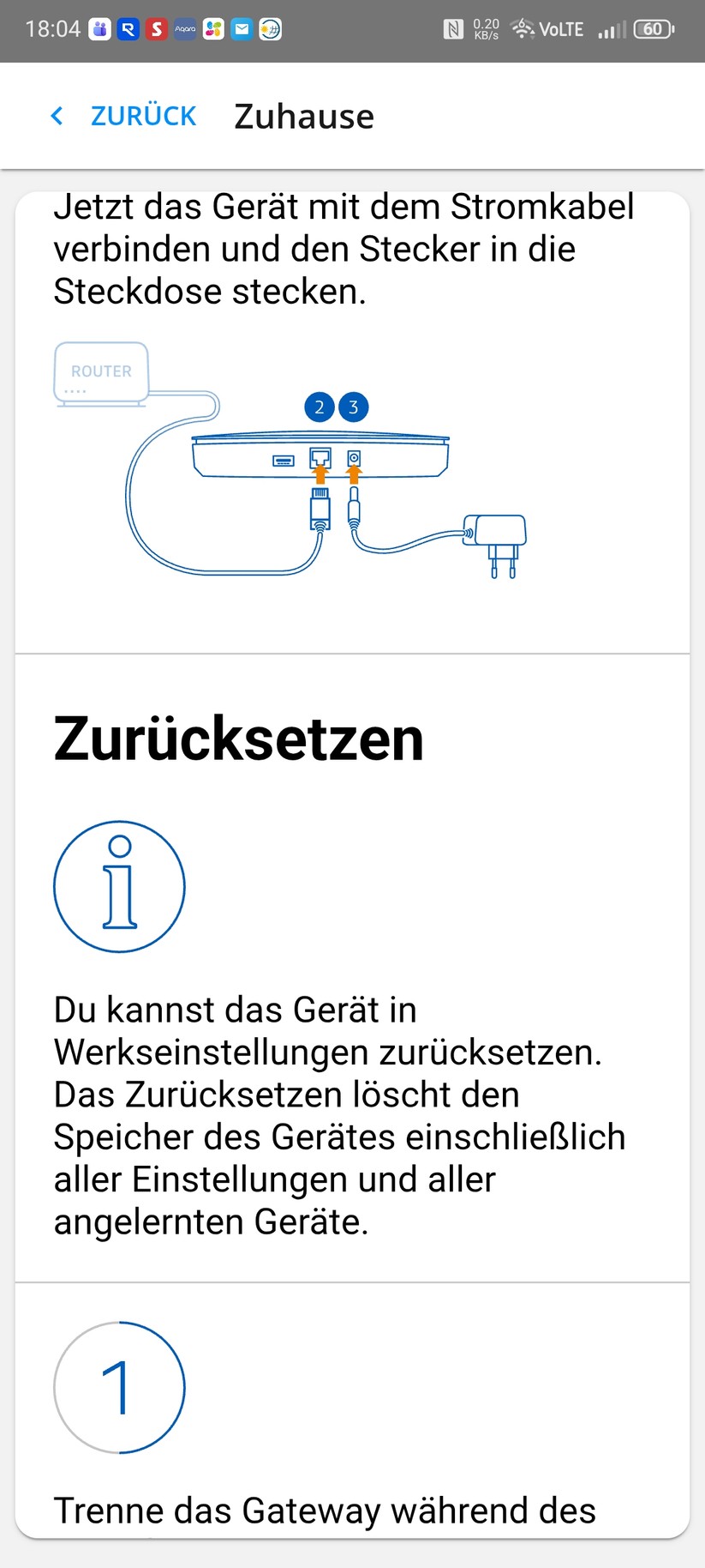 Smart Home by Hornbach: Einrichtung und Anlernen von Geräten
