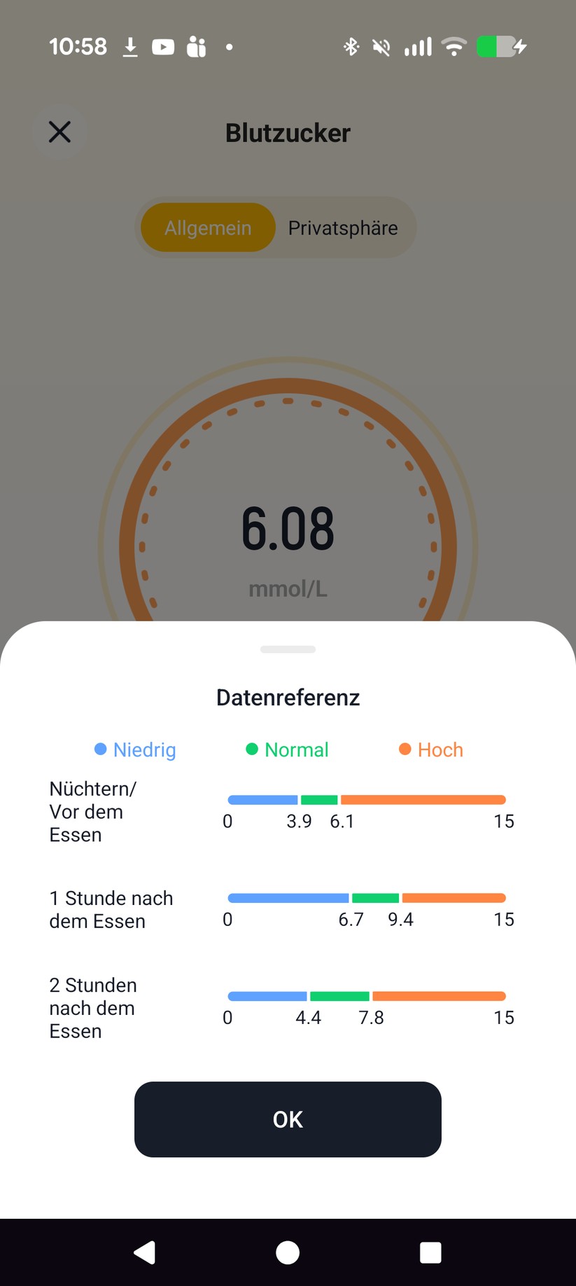  Bluzucker in G-Band-App
