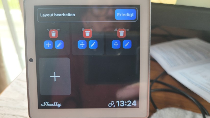 Mit dem Shelly Wall Display können Anwender ihre Shelly-Geräte steuern.