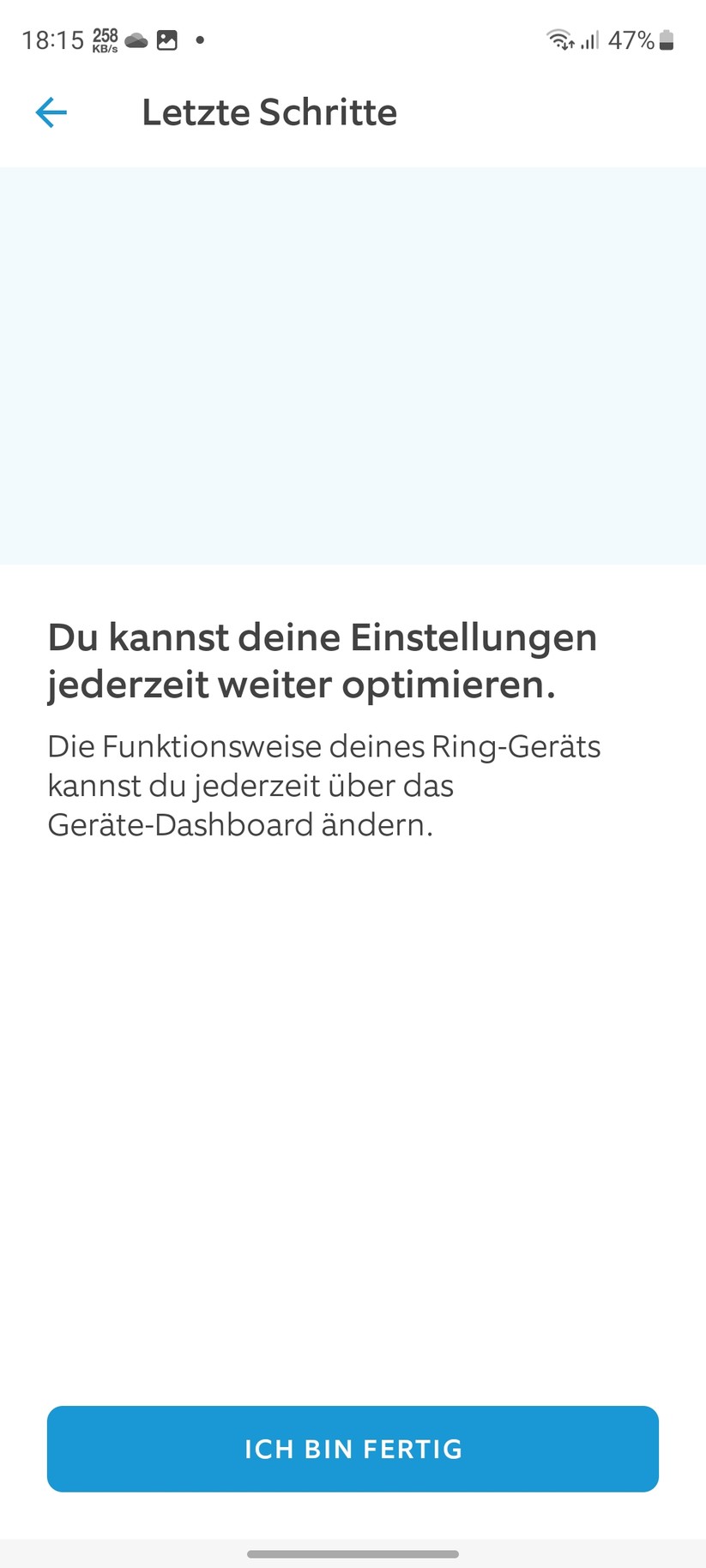 Ring Intercom: Einrichtung