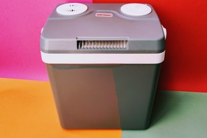 Thermoelektrische Kühlbox Dino Kraftpaket 32 l im Test: Ideal für große Flaschen