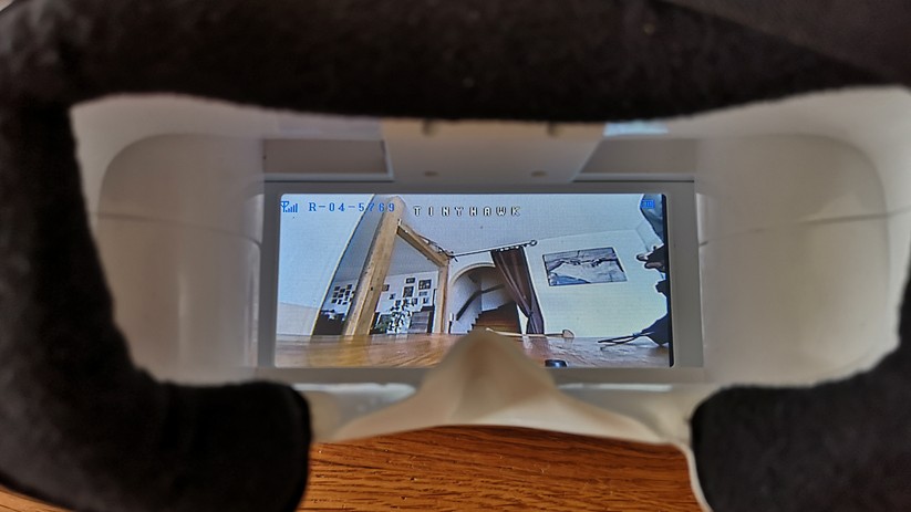 So sieht das Bild in der Brille aus.