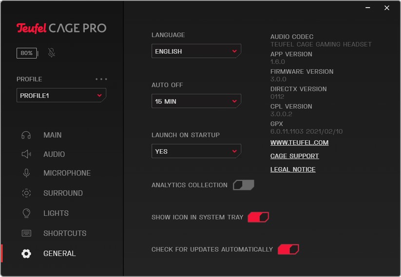 Teufel Cage Pro - Bilder App