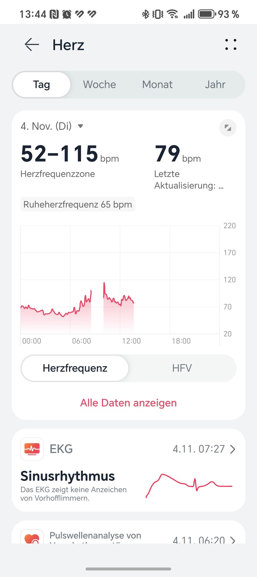 Huawei Watch D2 - Health App 