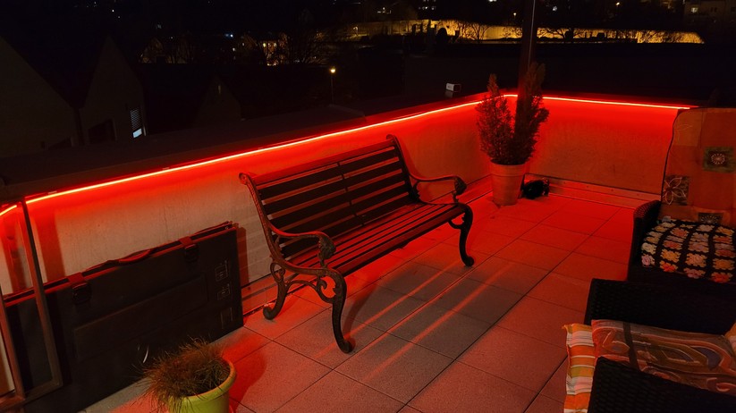 Govee Outdoor Neon Rope Lights (H61A1): Mit RGBIC-Technik ausgestatteter LED-Streifen, der zahlreiche Animationen und Farbverläufe bietet.