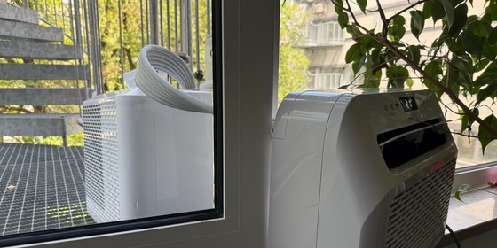 Wohnwagen-Klimaanlage fürs Büro