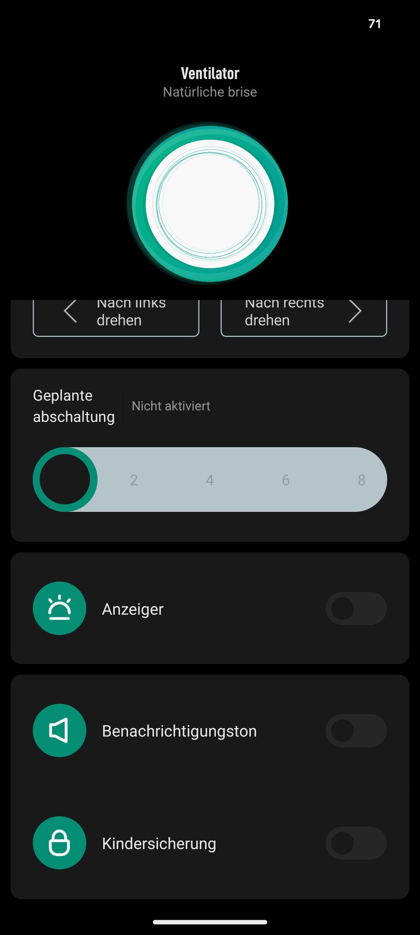 Xiaomi Mi Standing Fan 2 Screenshot