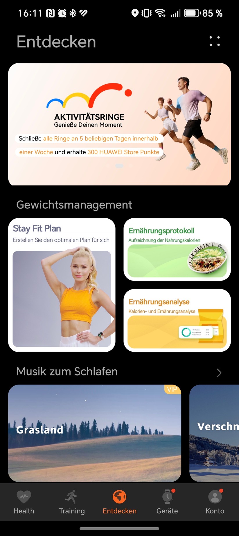 Huawei Watch 5 - Health App