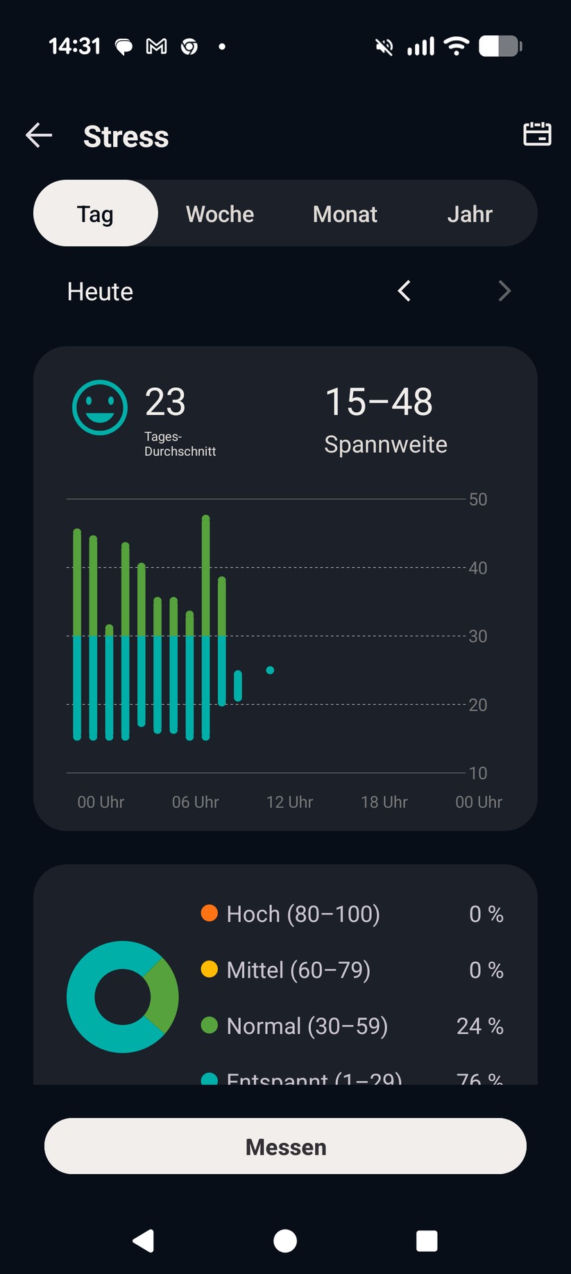 App der Motorola Moto Watch