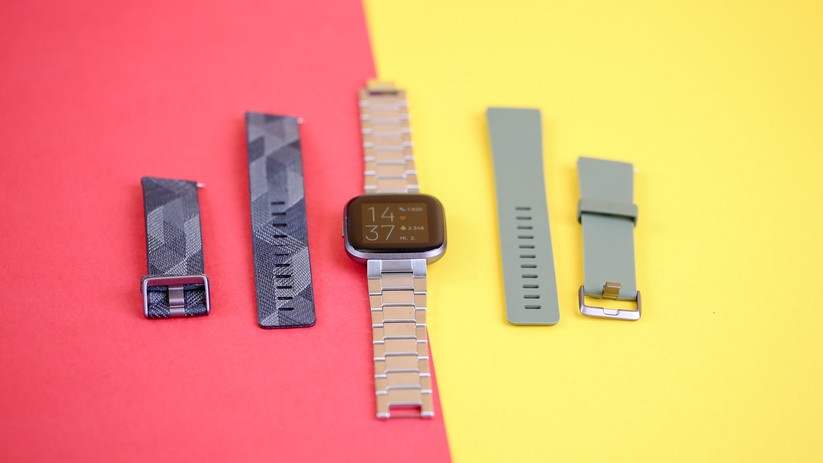 Drei Optionen für unterschiedliche Armbänder. 