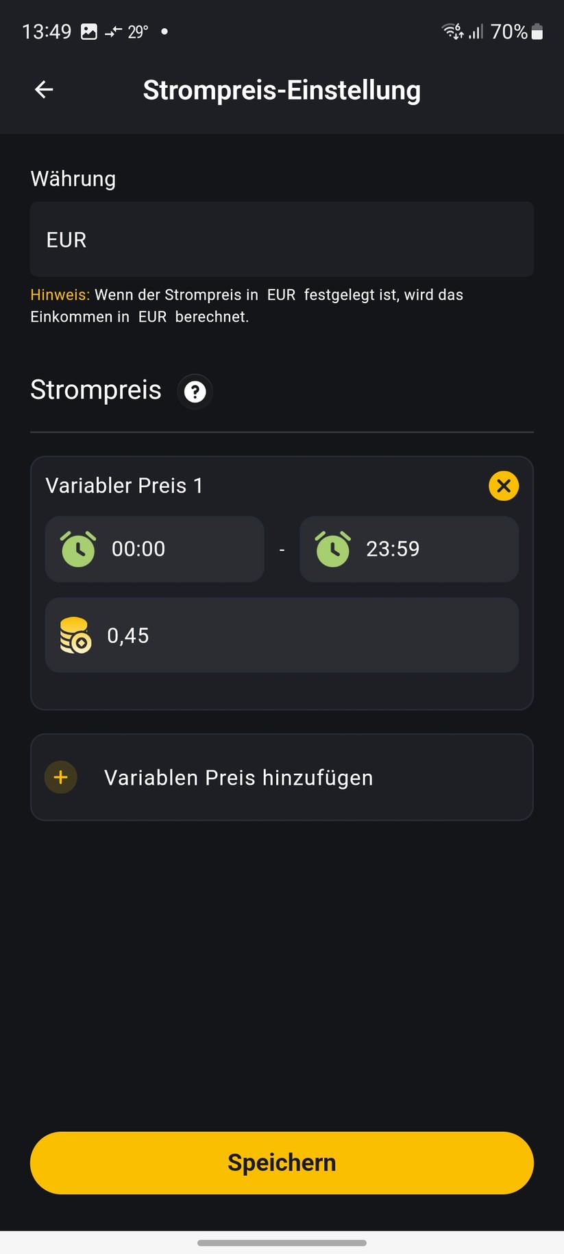  Einstellungen mit der App Alpha Lite