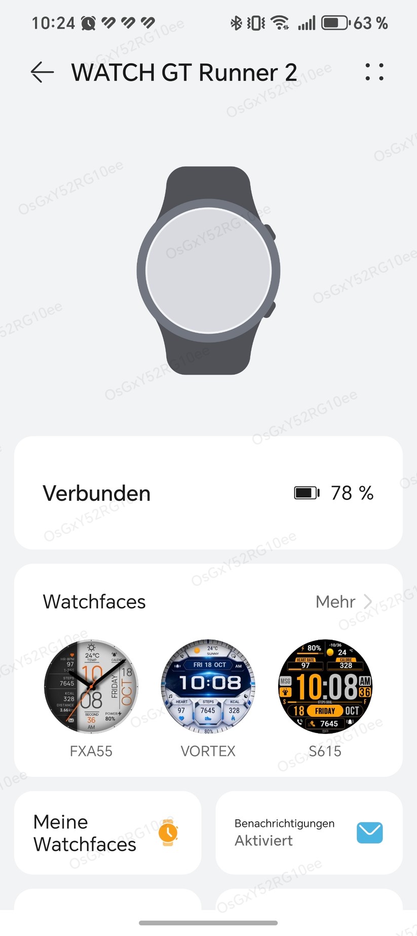 Huawei Watch GT Runner 2 - Health App