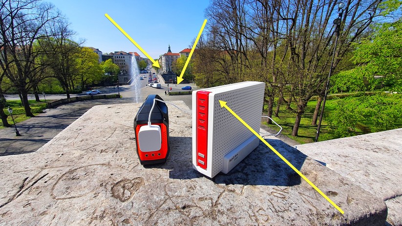 AVM 6690 Outdoor Messung