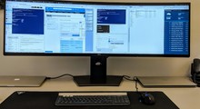 Ergonomie Büro Schreibtisch Monitor