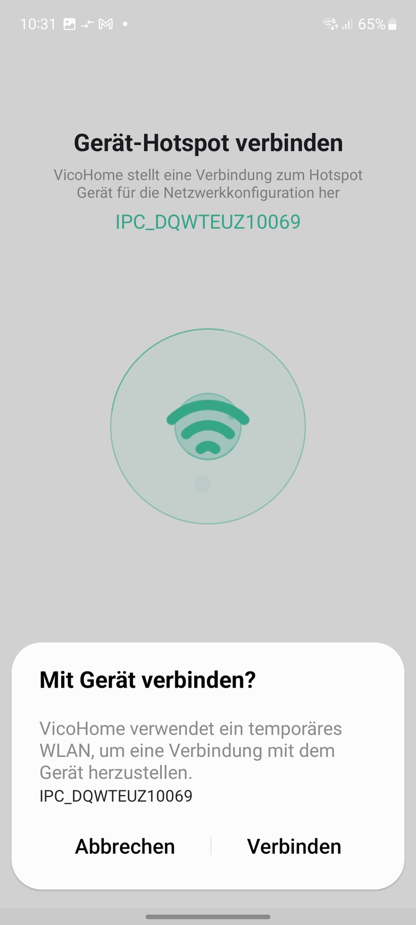 Annke Whiffle (M136): Setup mit App Vico Home