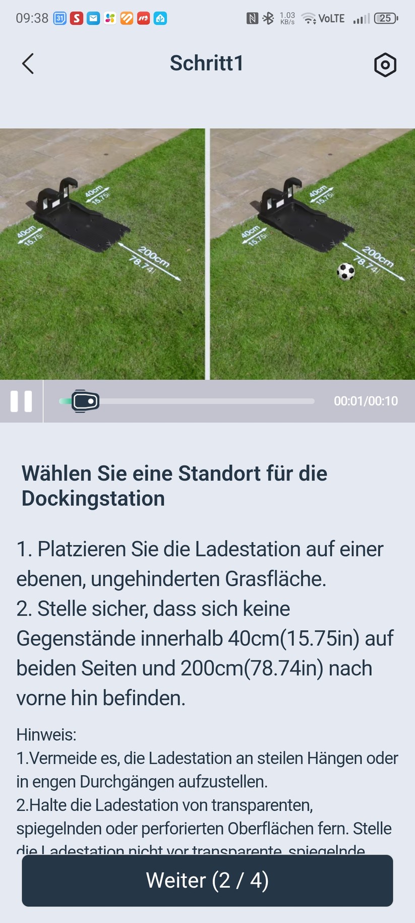 Ecovacs-App: Einrichtung 