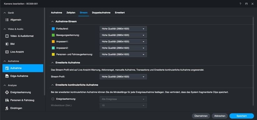Synology BC500: Setup und Einstellungen