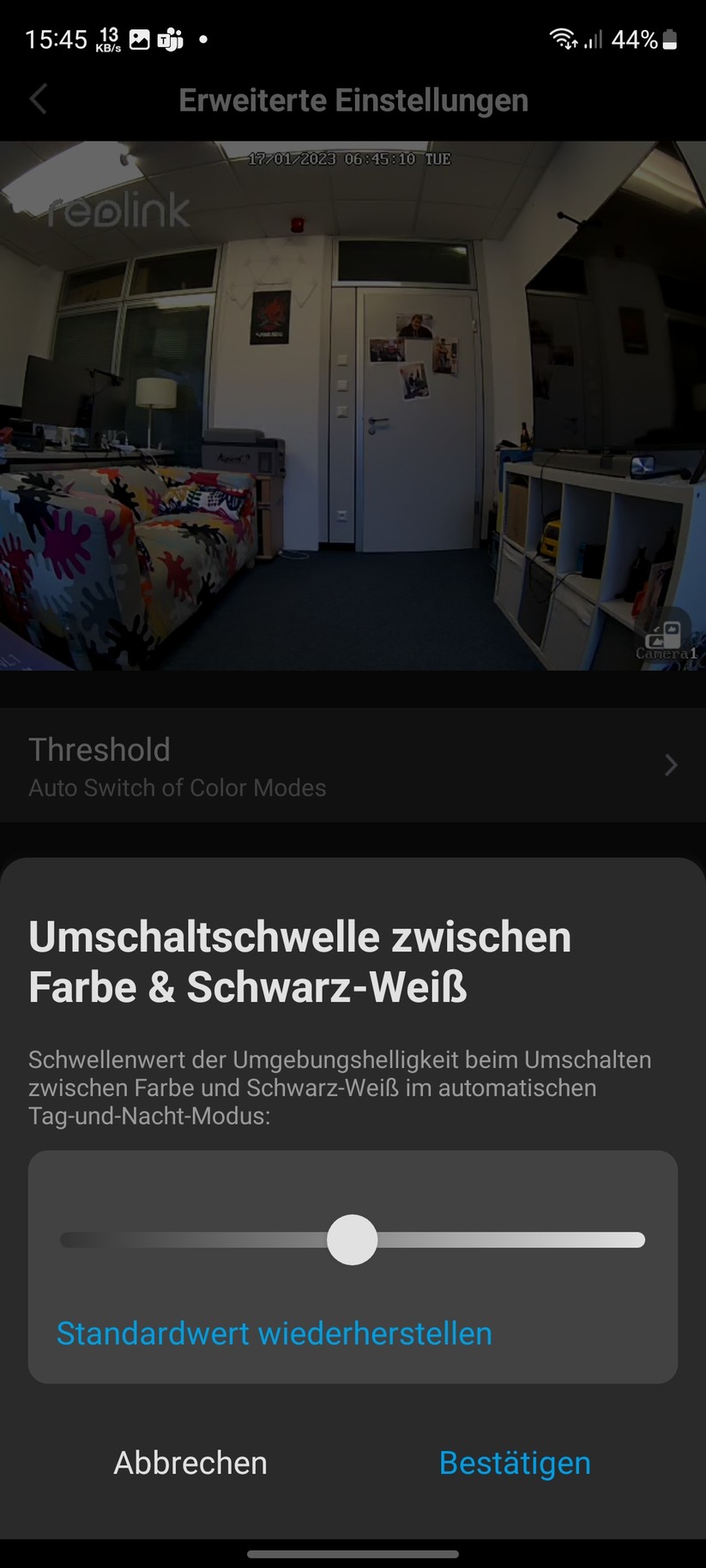Reolink E1 Zoom: Einstellungen