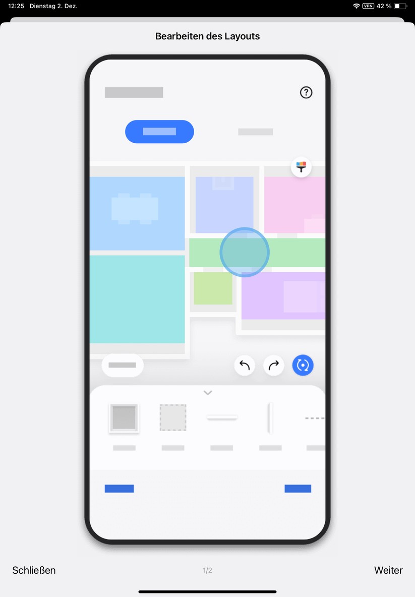 Die Smartthings App ist nicht nur für Smartphones, sondern auch für Tablets optimiert. Gerade die hübsche 3D-Darstellung, die die App mithilfe eines Grundrissplans erzeugt, sieht erst auf dem Tablet oder am Desktop richtig gut aus. 