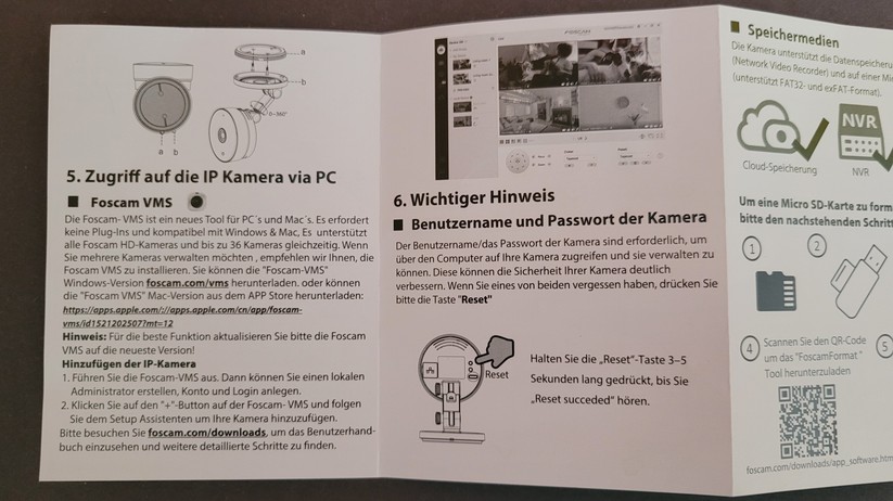 Foscam C5M 3K: Hohe Auflösung, Personen- und Geräuscherkennung, Onvif-Support, Dual-Wi-Fi und Ethernet, lokale Speicherung