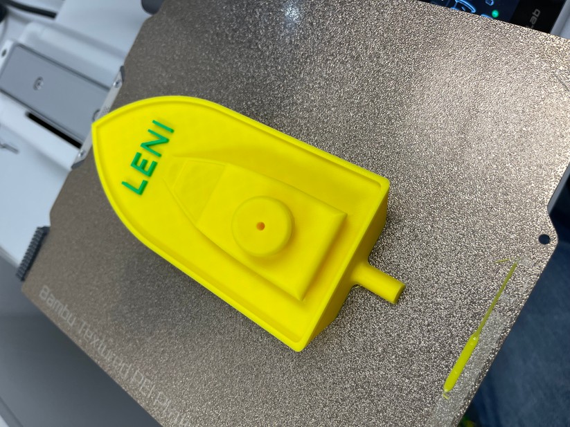 Für Beschriftungen wie diese sind Materialwechsler gut geeignet, da sie hier nur selten die Farbe wechseln müssen. 