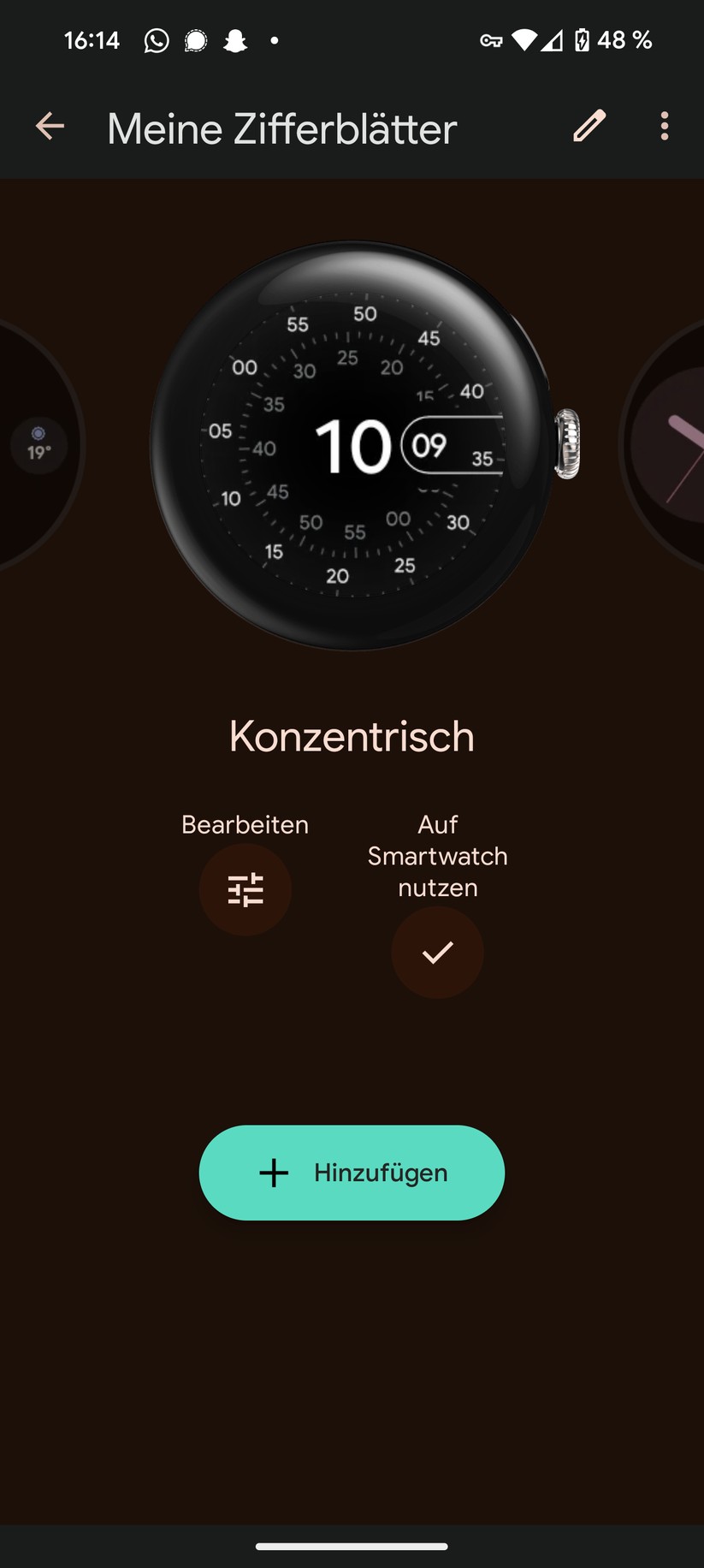  Fitbit- und Pixel-Watch-App