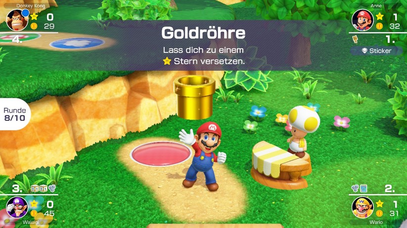 Mario Party Superstars auf der Switch 
