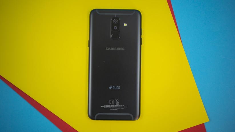 Metall-Rückseite des Samsung Galaxy A6+