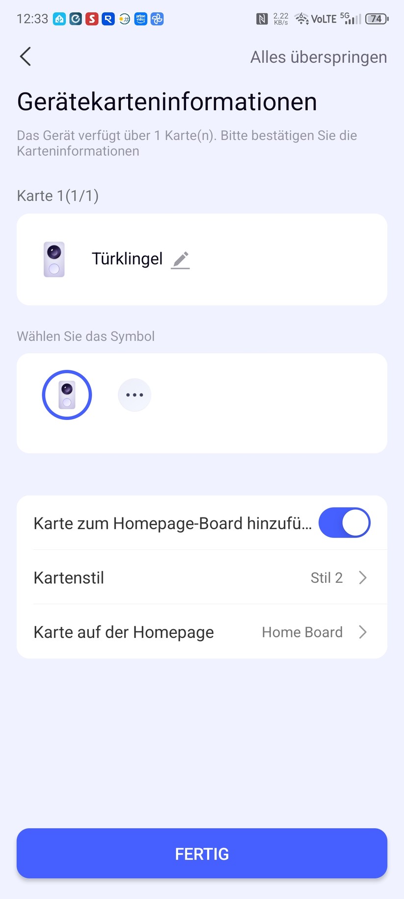 Die Inbetriebnahme des Aqara Doorbell Camera Hub G410 ist einfach und schnell erledigt.