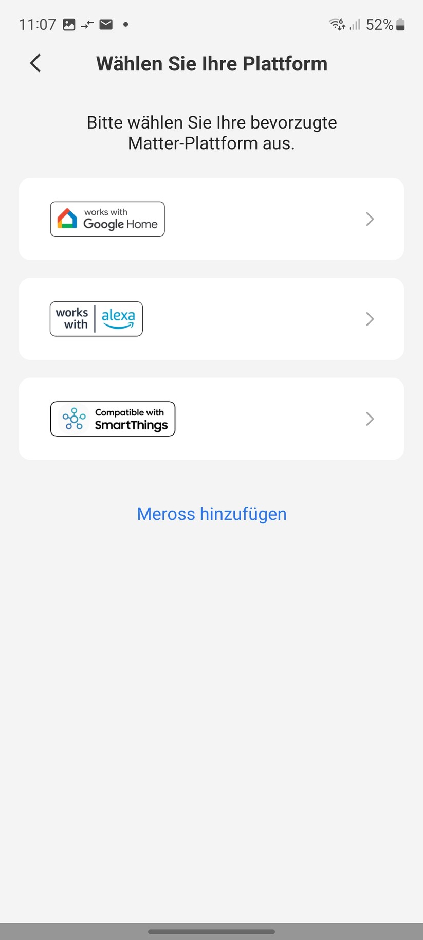 Meross MS600: App und Integration in Apple Homekit und Home Assistant