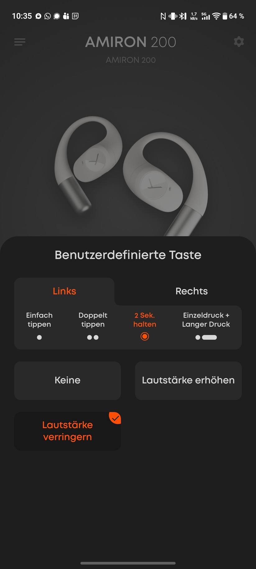 Beyerdynamic Amiron 200 Screenshot