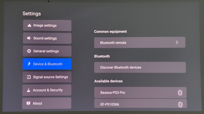 Xiaomi Laser Projector 3 4K Screenshot