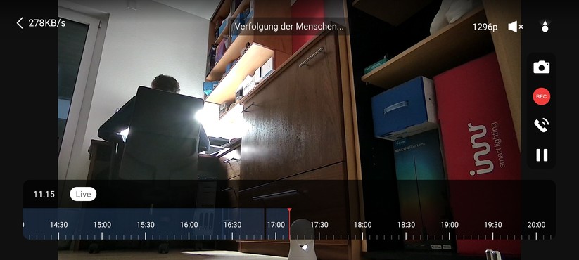 PTZ-Überwachungskamera Aqara E1: Inbetriebnahme, Homekit, Bedienung, Aufnahmen