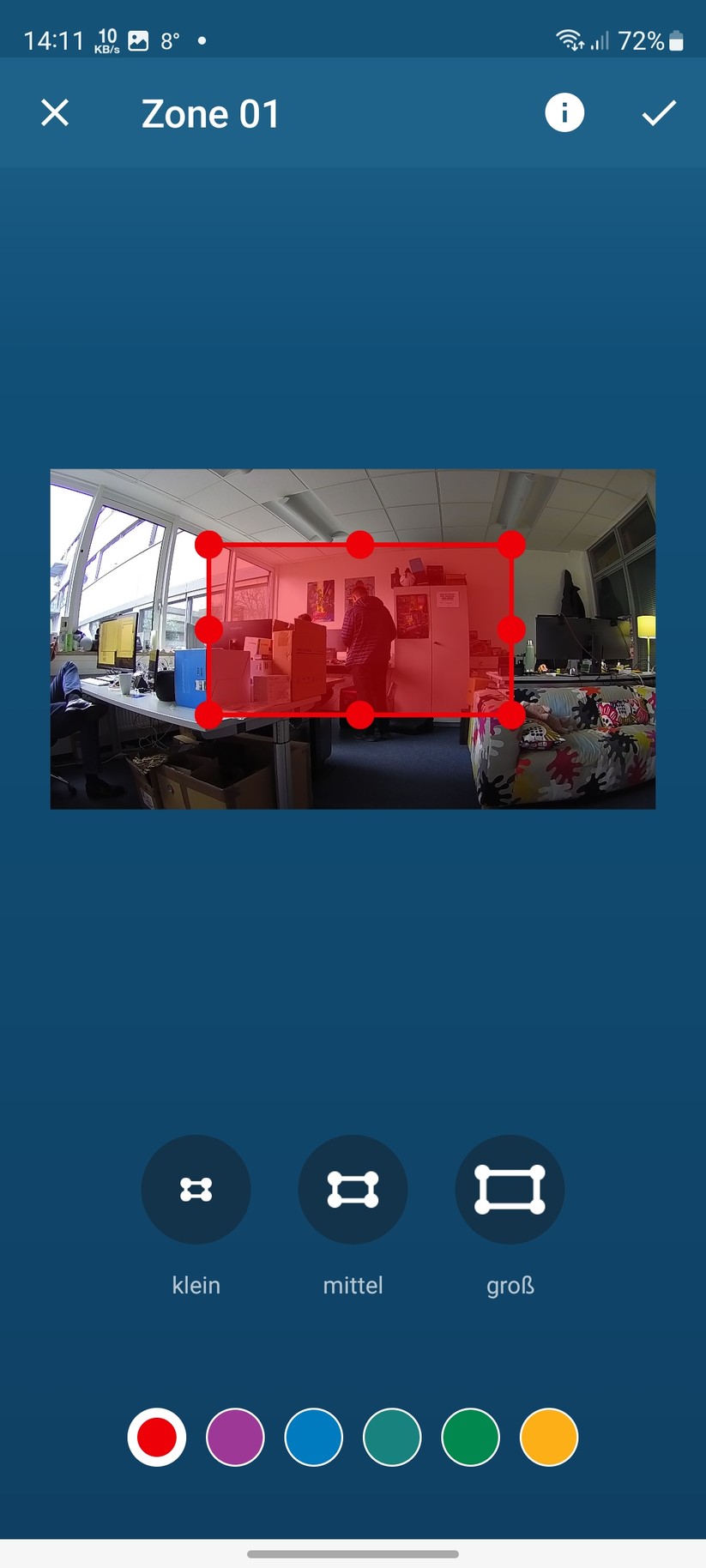 Bosch Eyes Innenkamera II: App, Einrichtung
