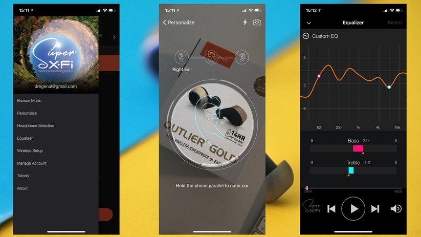 Die App hilft bei der Optimierung des Sounds.