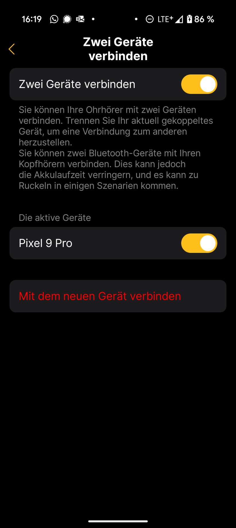 Earfun Tune Pro Screenshot