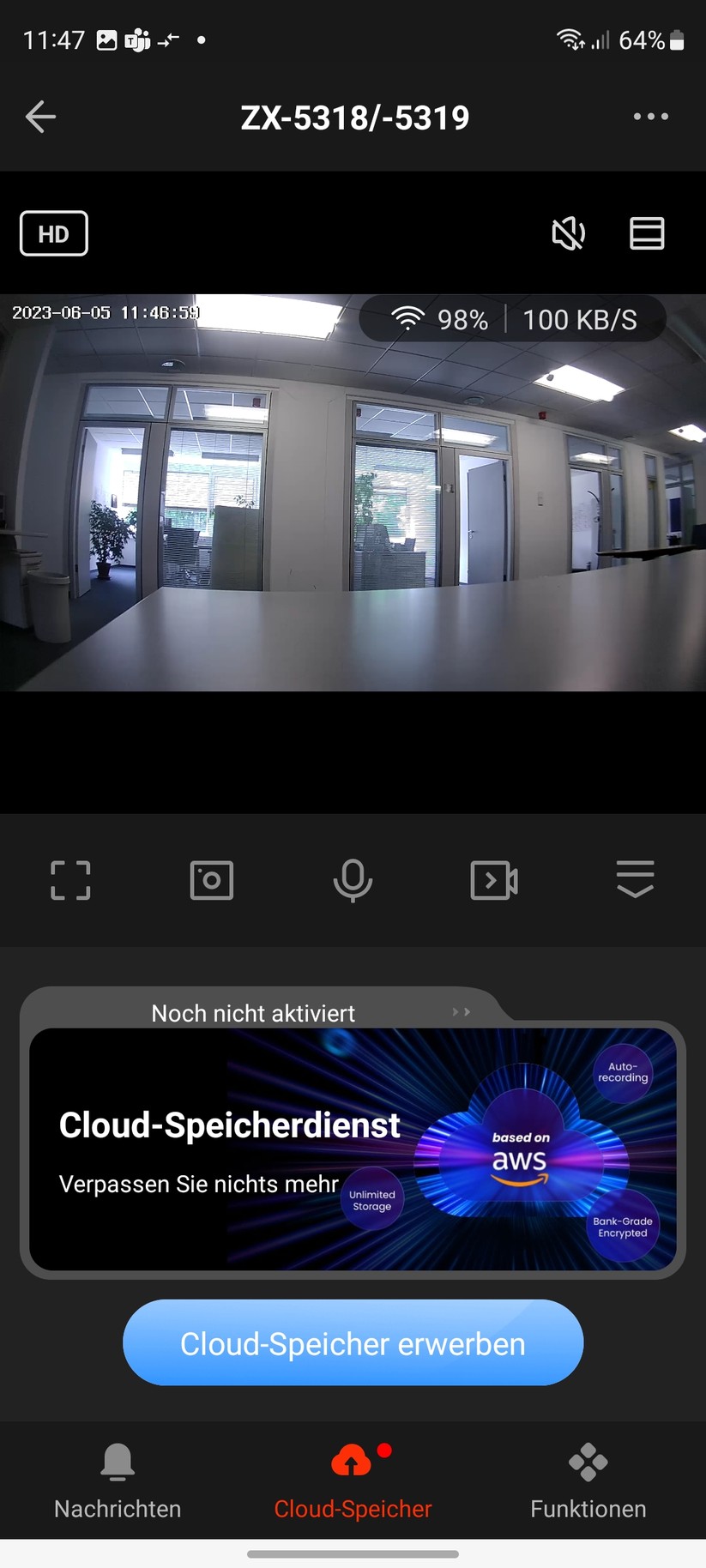 Visortech LED-Außenwandleuchte mit 2K-Überwachungskamera (ZX-5319-919): Tuya-App, Einrichtung, Konfiguration