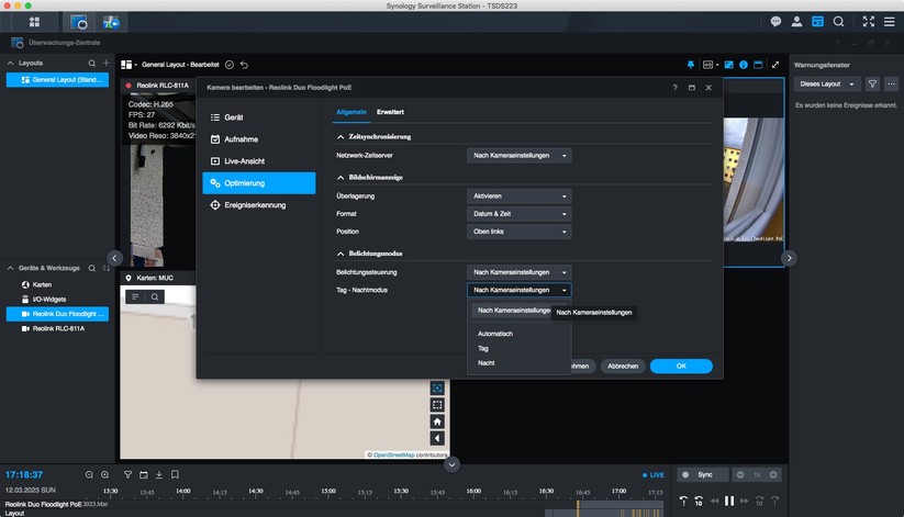 Synology Surveillance Station: Überwachungskameras konfigurieren