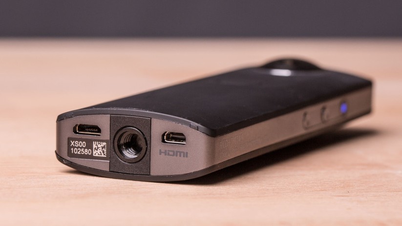 Bei der Ricoh Theta S sind nur 8 GByte interner Speicher verfügbar