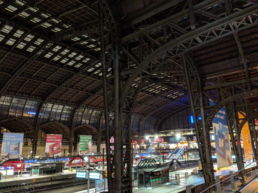 Aufnahme bei Kunstlicht in den Morgenstunden