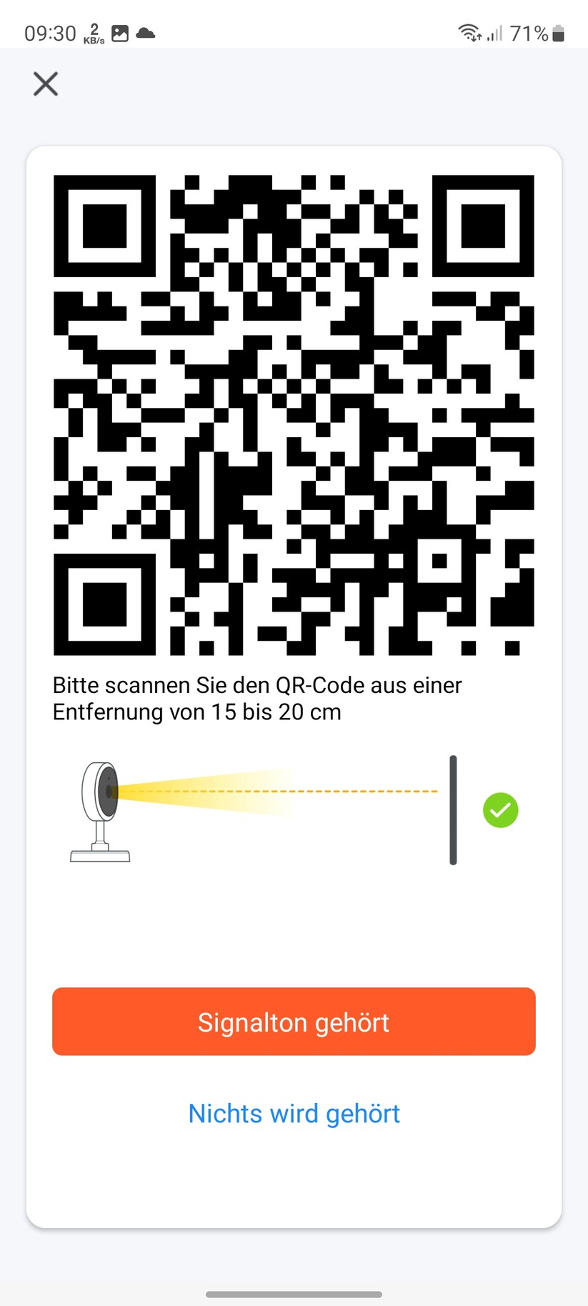 7Links-IPC-675: App, Inbetriebnahme, Einstellungen, Sichtfeld