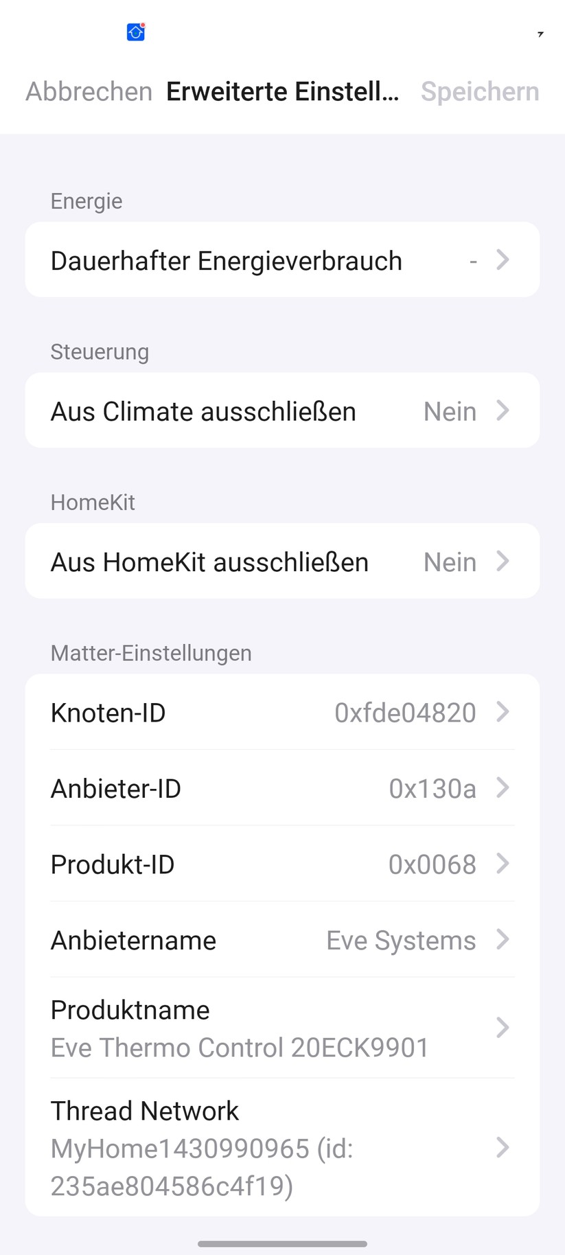  Integration über Matter in Homey Pro