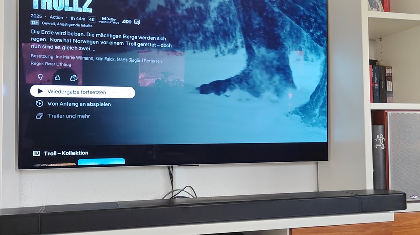 Die HBL Bar 1300MK2 bietet mit Dolby-Atmos-Inhalten ein tolles 3D-Klangerlebnis.