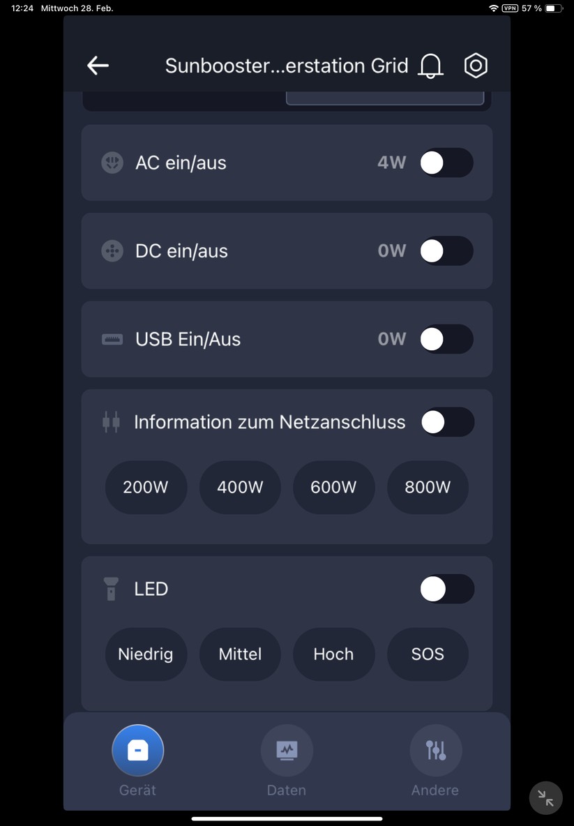  Statt „Informationen zum Netzanschluss“ sollte es besser „Einspeiseleistung“ heißen.