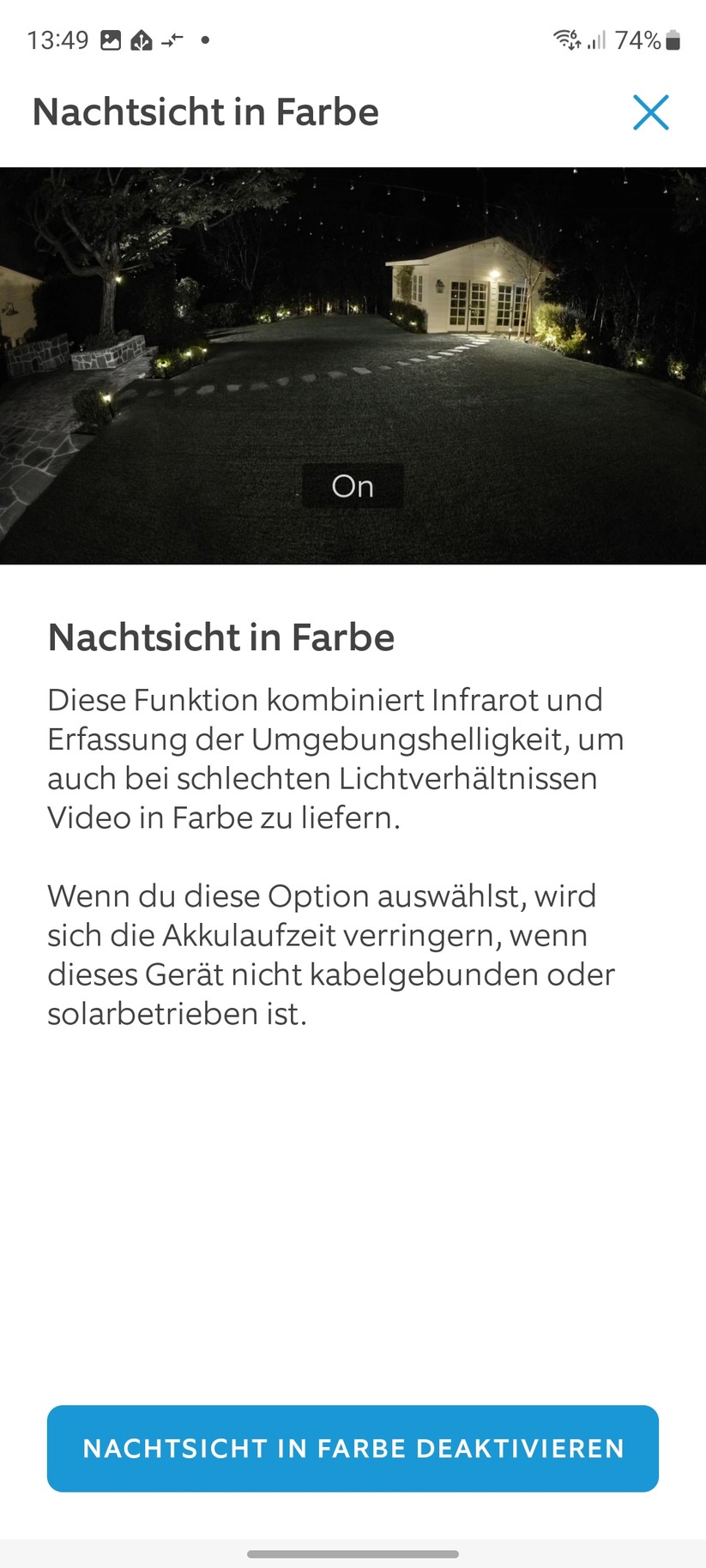 Ring Stick Up Cam Pro Akku: Die Kamera bietet viele Funktionen und Konfigurationsmöglichkeiten.