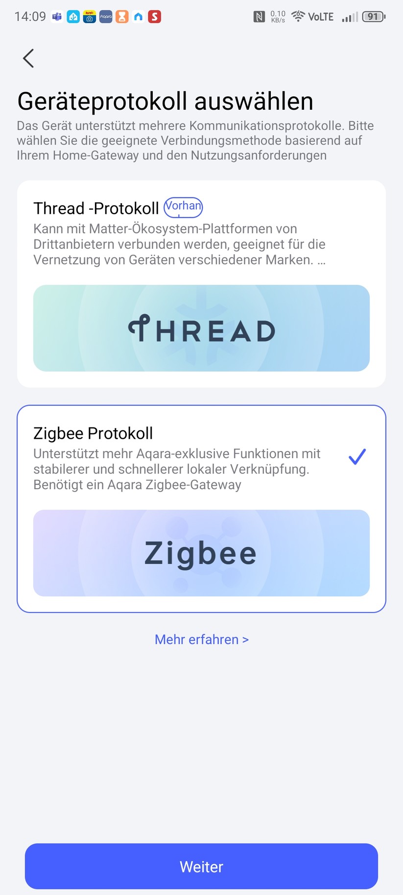 Komfortable und viele Funktionen: Aqara W500 mit Aqara-App
