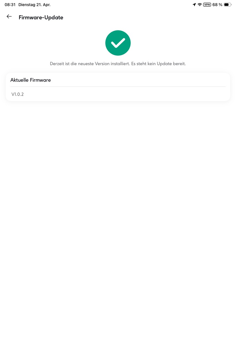 Zendure-App: Weitere Einstellungen