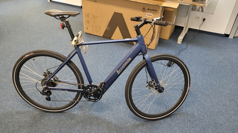 Accolmile E-Road: Verpackung, Lieferumfang und Aufbau