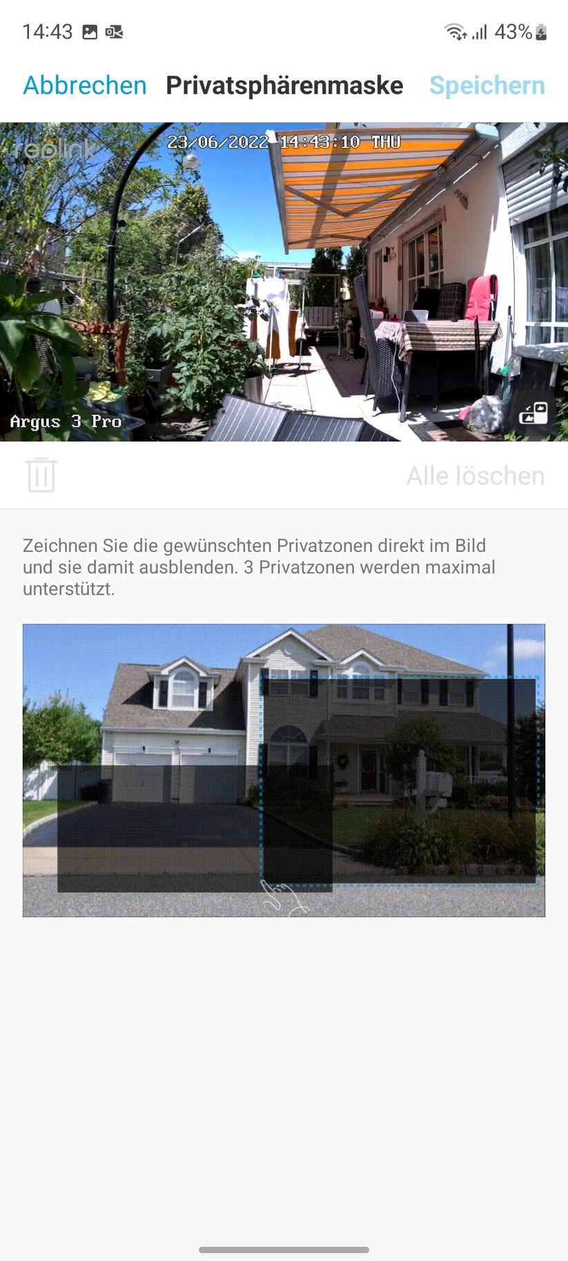 Reolink Argus 3 Pro: App