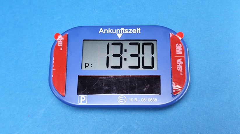 Parkscheibe mit Solar von Lescars